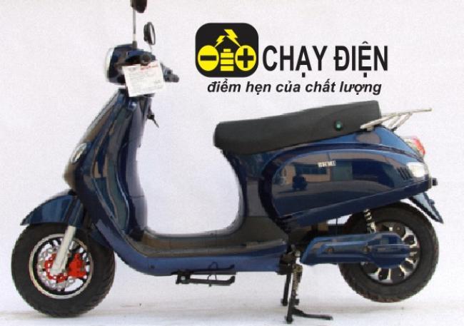 Xe máy điện Vespa LX48 Tím Than