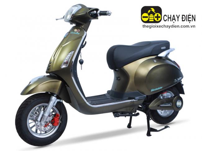 Xe máy điện Vespa Nioshima Plus Xanh quân đội