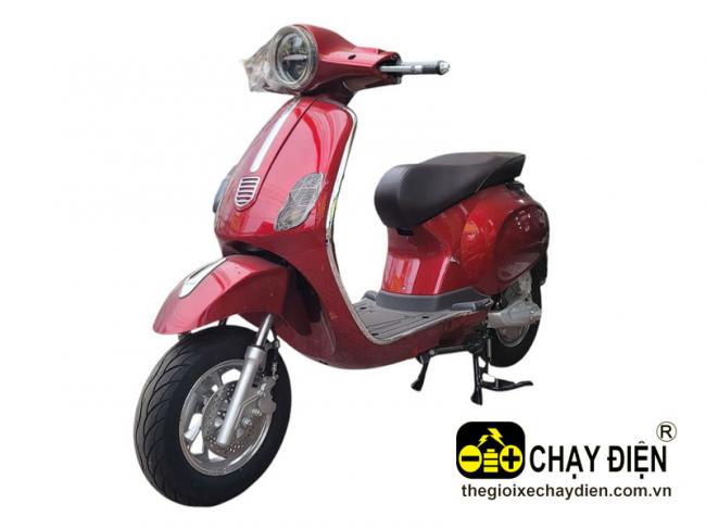 Xe máy điện Vespa TH CEO VAR AS đèn tròn Đỏ