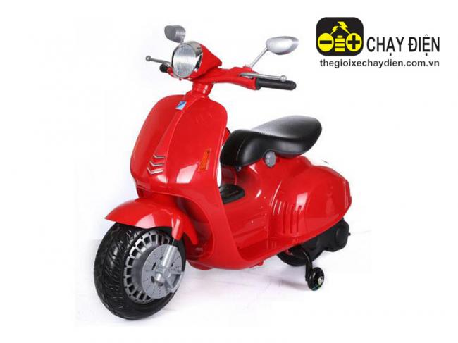 Xe máy điện Vespa trẻ em TR1028 Đỏ