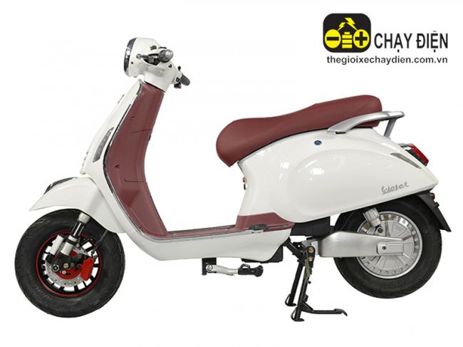 Xe máy điện Vespa Violet DTP Trắng