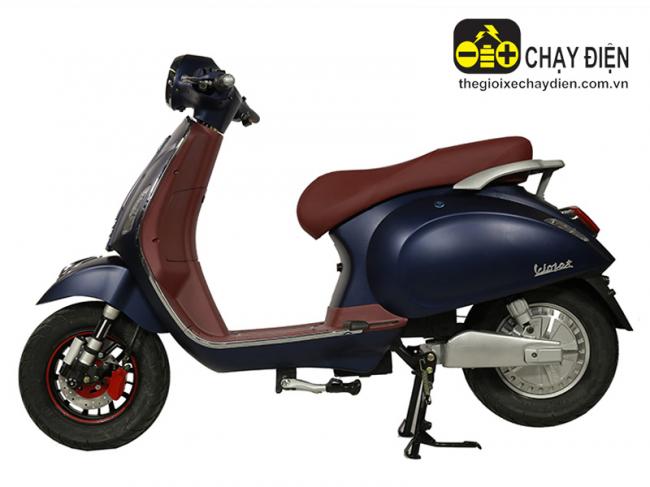 Xe máy điện Vespa Violet DTP Xanh đen