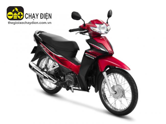 Xe máy Honda Blade 110 phanh cơ, vành nan hoa Đỏ đen