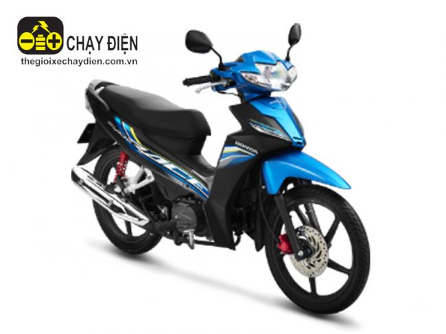 Xe máy Honda Blade 110 phanh đĩa, vành đúc Xanh dương đen