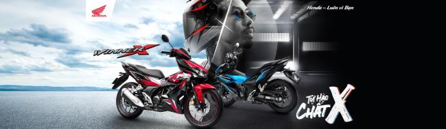 Xe máy Honda Winner X phiên bản đường đua Đen bóng