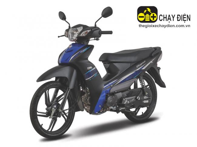 Xe máy SYM 50cc Elegant bánh mâm Xanh dương đen