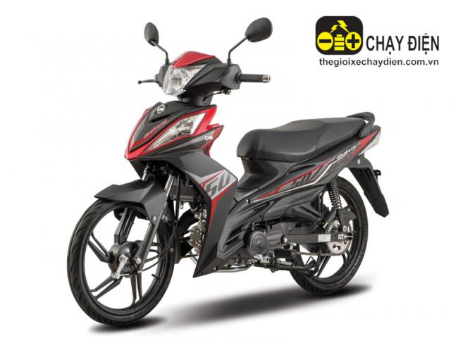 Xe máy SYM 50cc Galaxy bánh mâm Đỏ đen