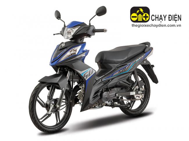 Xe máy SYM 50cc Galaxy bánh mâm Xanh dương đen