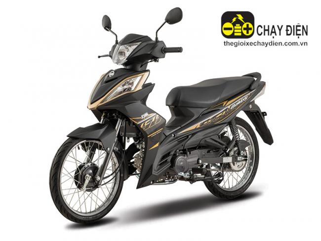 Xe máy SYM 50cc Galaxy Vàng đen