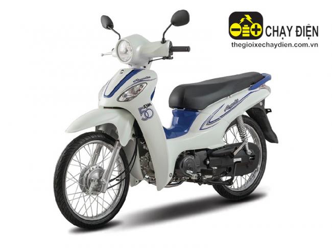 Xe máy SYM Angela 50cc Xanh dương trắng