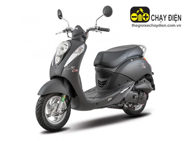 Xe máy tay ga 50cc SYM Elite bản đặc biệt Đen bóng