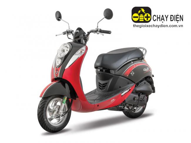 Xe máy tay ga 50cc SYM Elite Đỏ đen