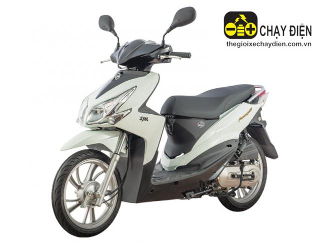 Xe máy tay ga 50cc SYM Passing Trắng