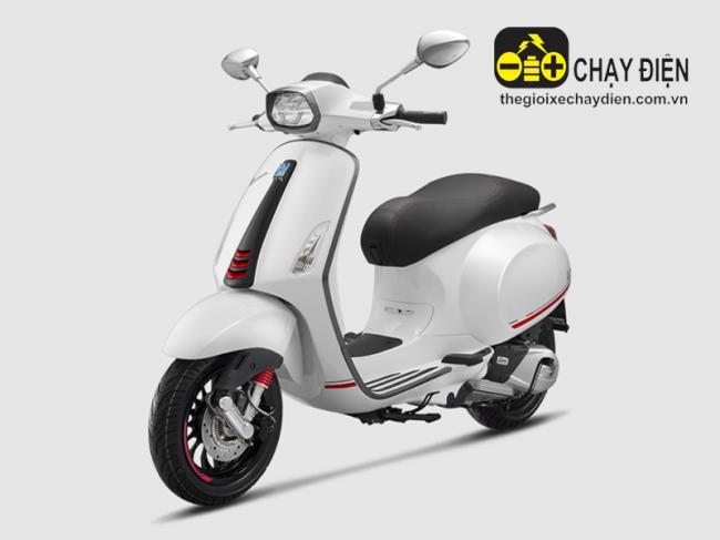 Xe máy Vespa Sprint Carbon 125 Trắng