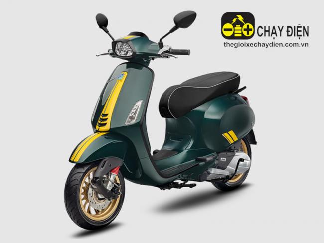 Xe máy Vespa Sprint Racing Sixties 150 Xanh quân đội