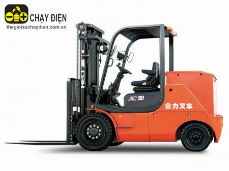 Xe nâng điện 4 bánh Heli CPD50 5 tấn