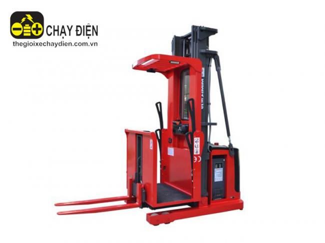 Xe nâng điện Mima Order Picker tầm cao 1 tấn MHA1030 Đỏ đen