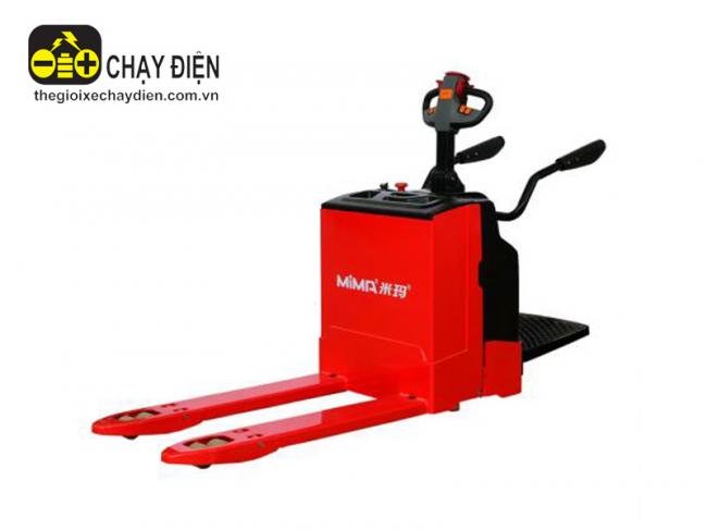 Xe nâng điện Mima Pallet Mover với bộ điều khiển Curtis 2 tấn MEW20 Đỏ đen