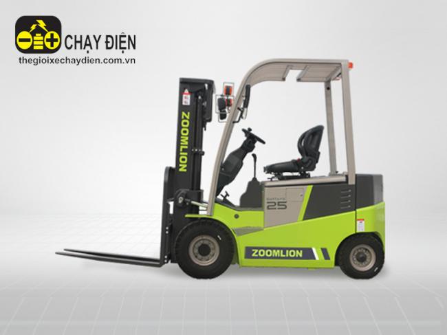 Xe nâng điện Zoomlion FB 25H 2,5 tấn Xanh lá đen