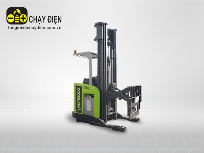 Xe nâng điện Zoomlion Reach Truck YB15 RH1 1,5 tấn Xanh lá đen