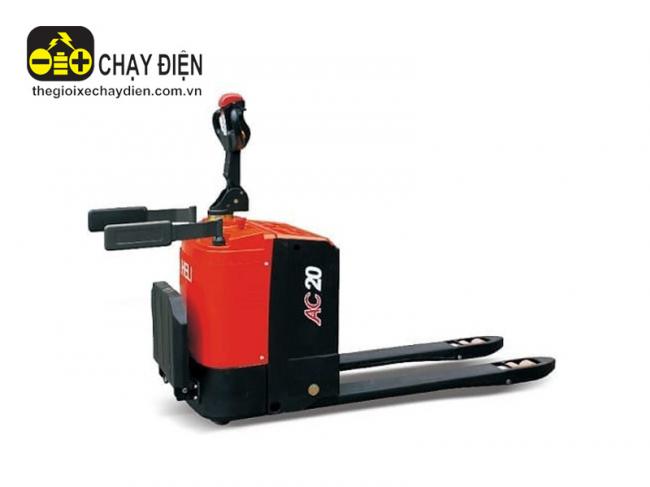 Xe nâng tay điện Heli 2 tấn Lithium-ion G series CBD20-410 Cam đen