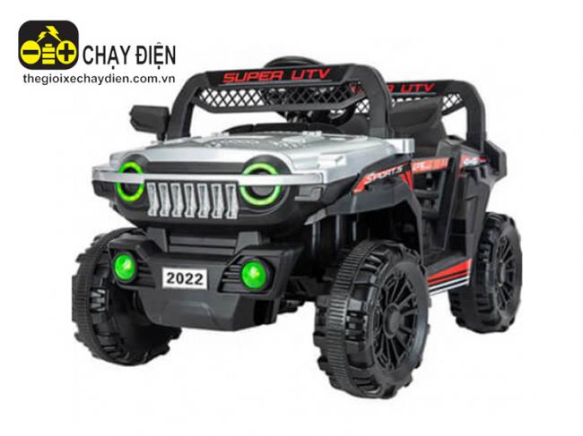 Xe ô tô điện trẻ em Super UTV 2022 Xám