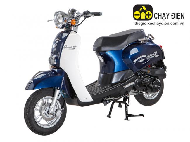 Xe tay ga 50cc Việt Thái Green S Xanh đen