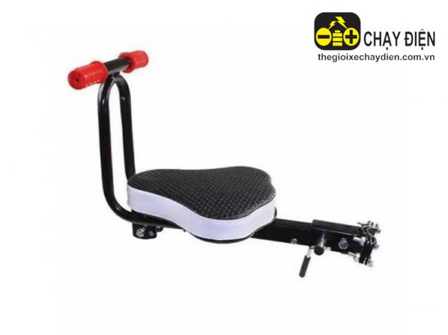 Yên dành cho em bé xe điện gấp Mini E-Scooter Đen bóng