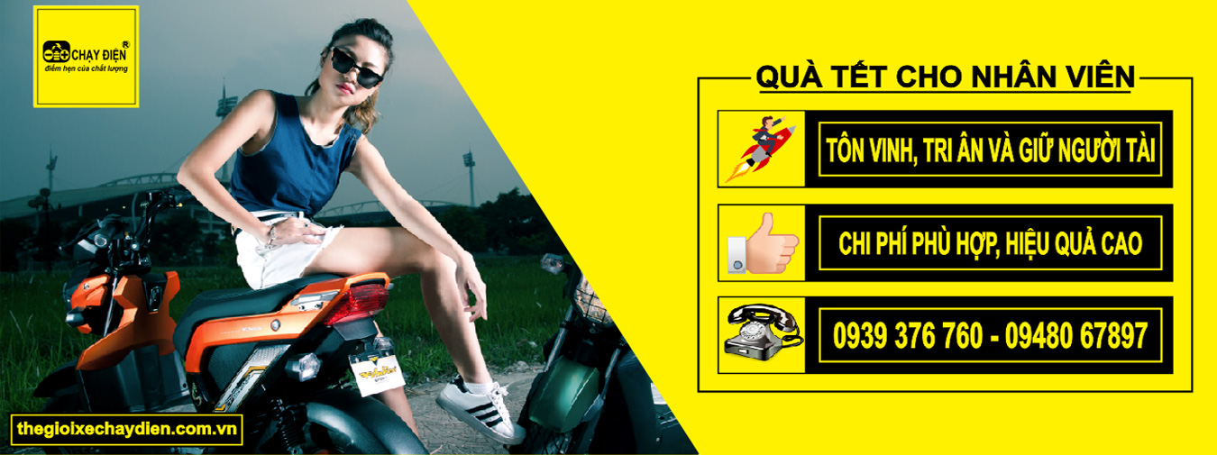 Xe chạy điện món quà tết đầy ý nghĩa cho nhân viên xuất sắc. 