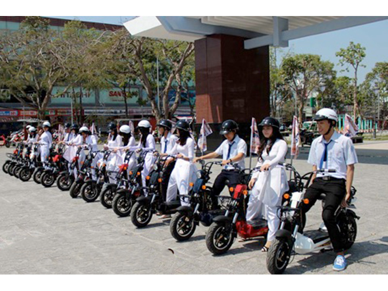 Xe đạp điện Anbico nhập khẩu Hai Bà Trưng