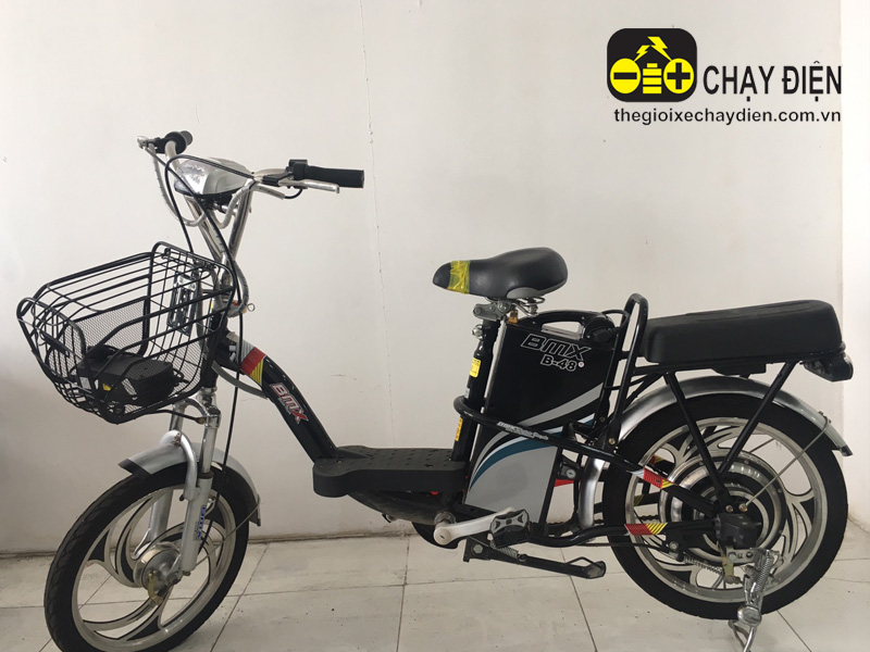 Xe đạp điện Bmx khung sơn vành 18 cũ xanh lá