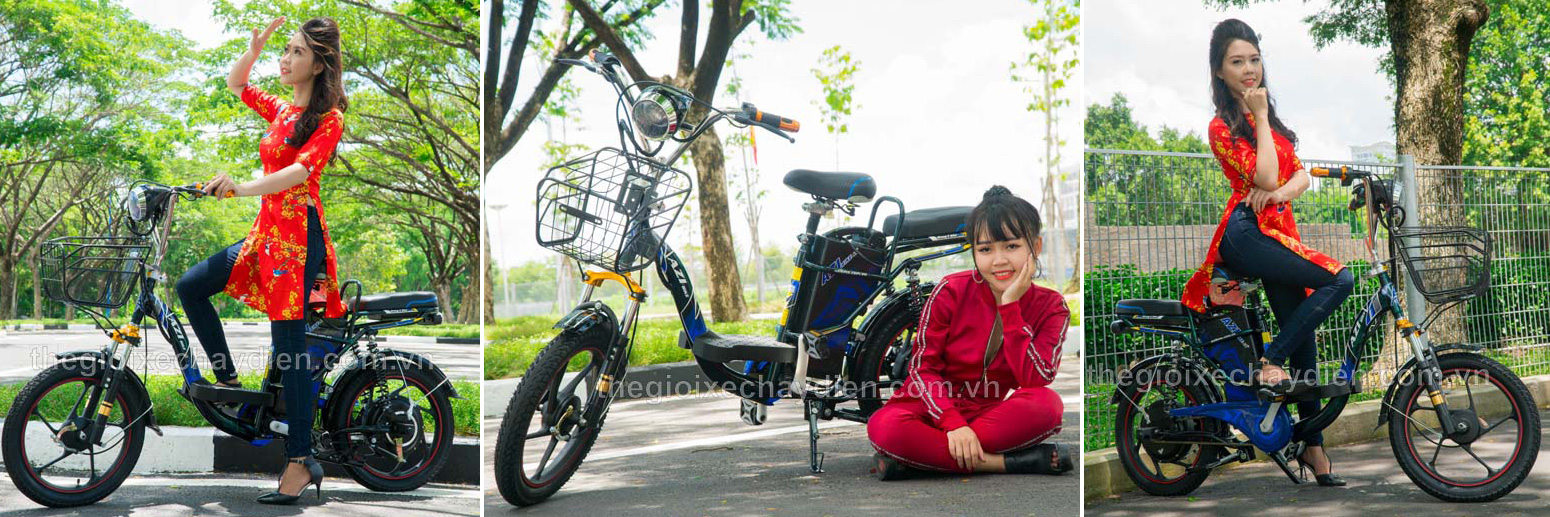 Xe đạp điện Bmx Super nhún sau 18inh 