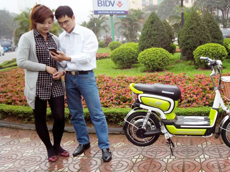 Xe đạp điện Bridgestone nhập khẩu Quảng Nam  