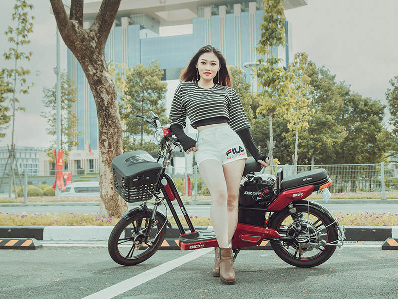 Xe đạp điện Đào Khôi Dkbike nhập khẩu Lào Cai