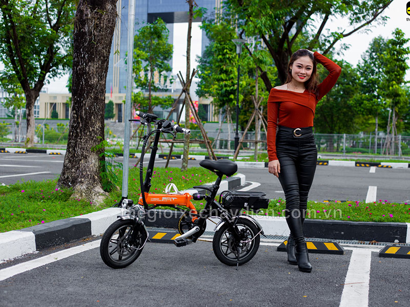 Xe đạp điện gấp FMT nhập khẩu Hoàng Mai