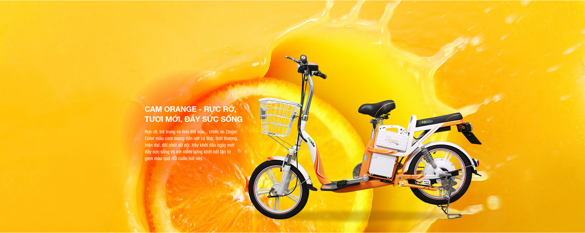 Xe đạp điện Hkbike Zinger Color 