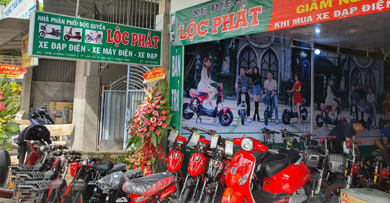 Xe đạp điện Lấp Vò