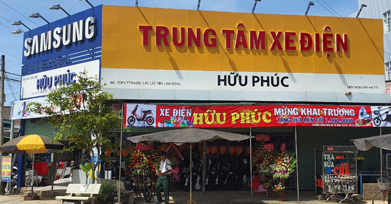 Xe đạp điện Phước Cát 1, Cát Tiên