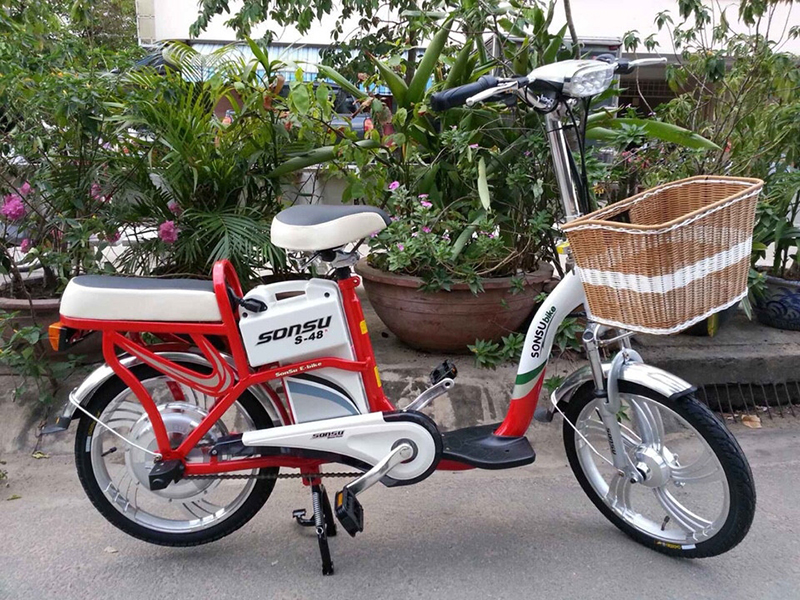 Xe đạp điện Sonsu nhập khẩu Hòa Bình