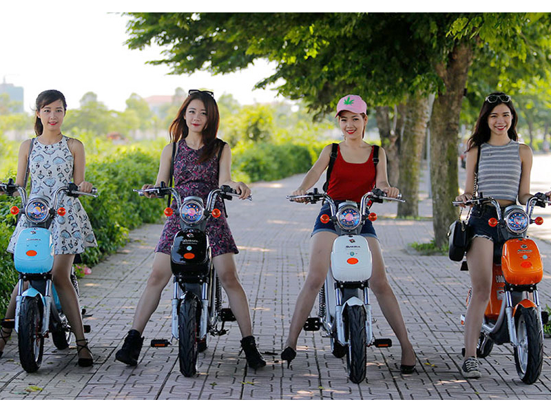 Xe đạp điện Suzika nhập khẩu Hoàng Mai