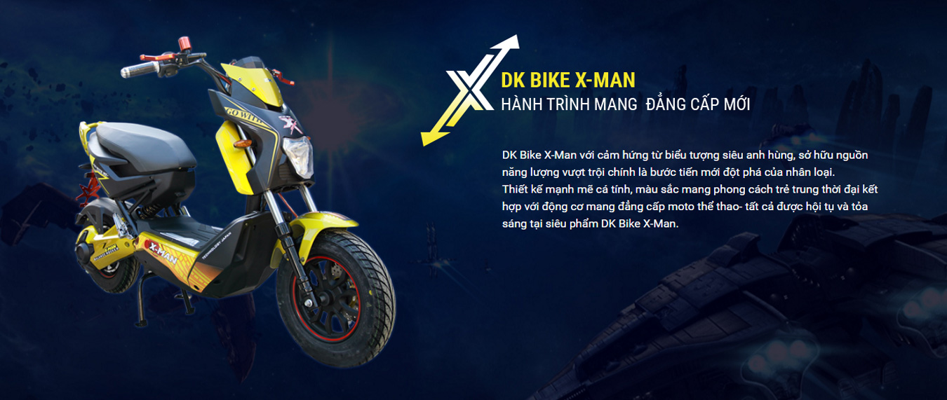 Xe máy điện Dkbike Xman 