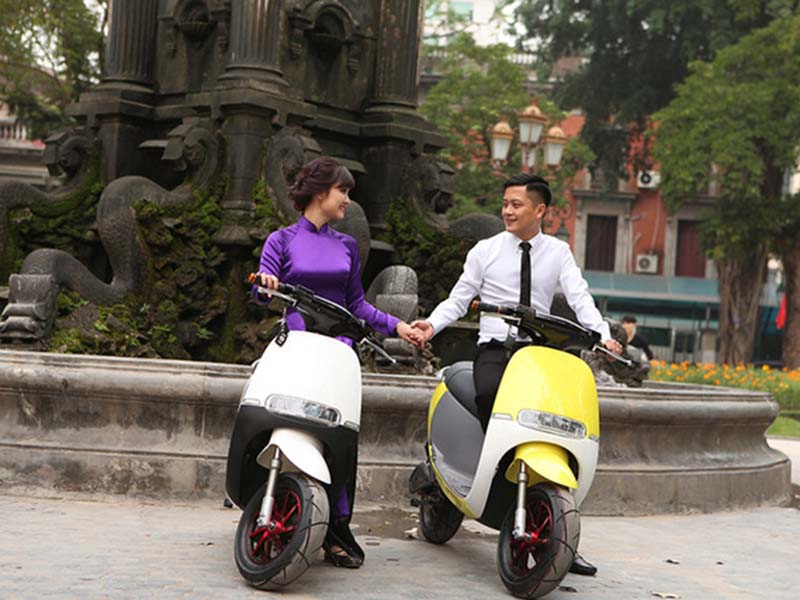 Xe máy điện Gogoro tại Kon Tum