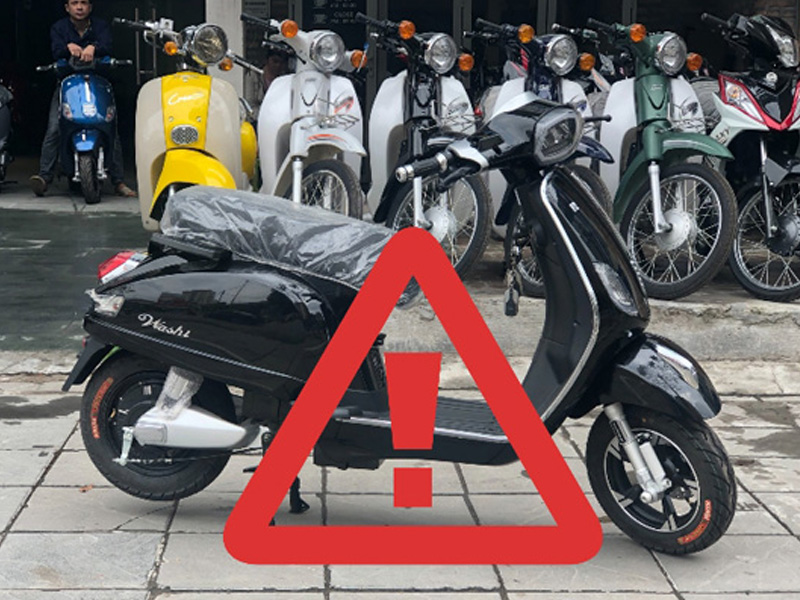 Xe máy điện hàng giả, hàng nhái được bán công khai, tràn lan