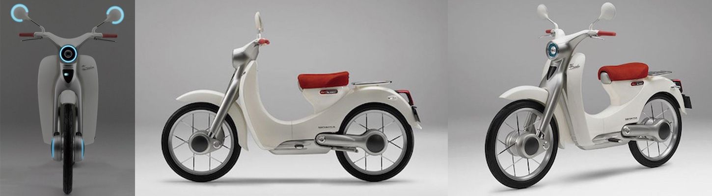 Xe máy điện Honda EV-cub 