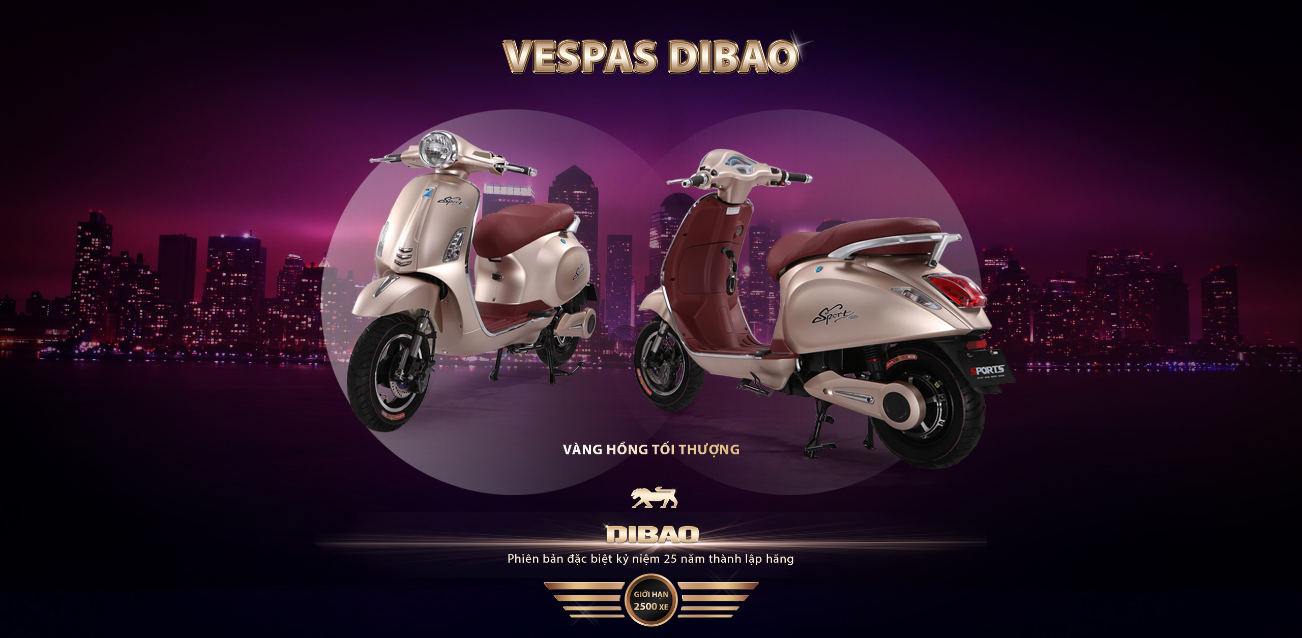 Xe máy điện Vespas Dibao 