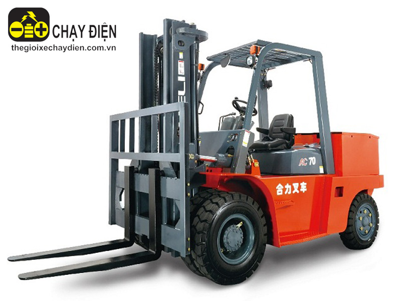 Xe nâng điện 4 bánh Heli CPD70 7 tấn