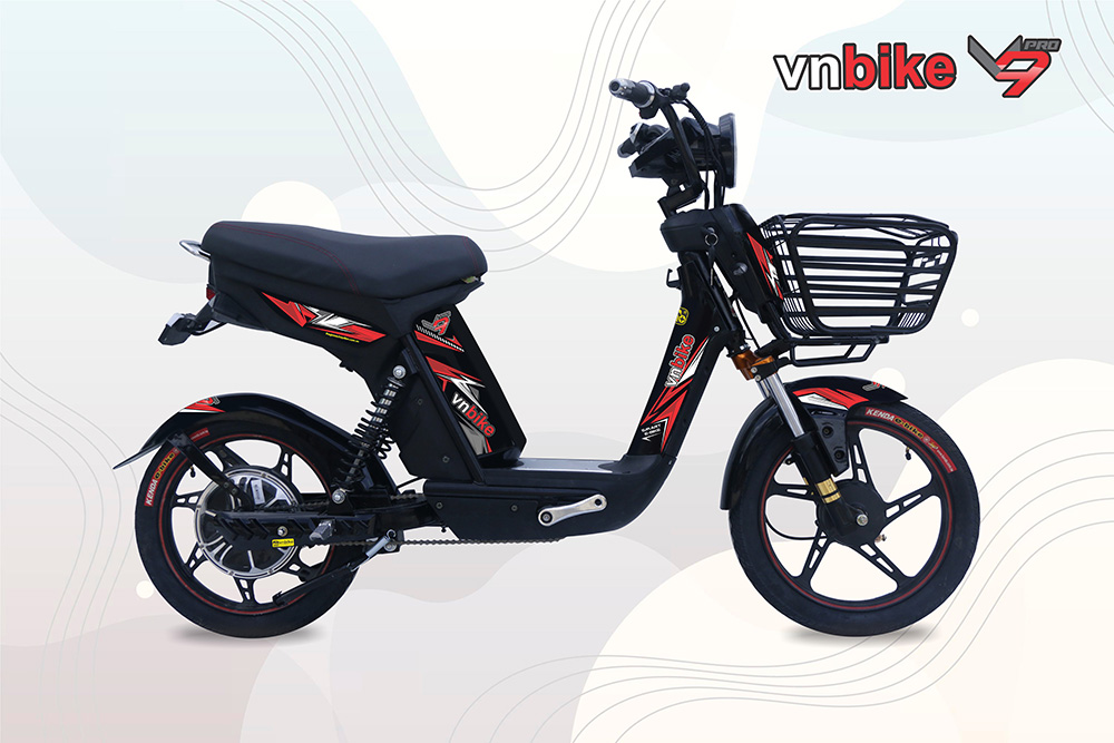Giỏ xe lớn giúp bạn để được nhiều đồ dùng cá nhân