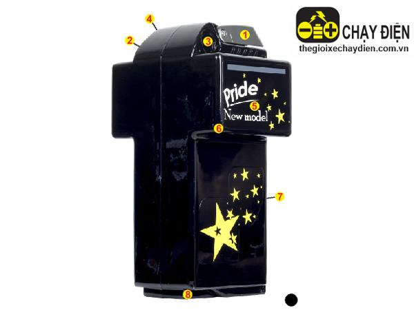 Hộp bình ắc quy xe đạp điện Terra Motors Pride Plus Hộp bình ắc quy xe đạp điện Terra Motors Pride Plus