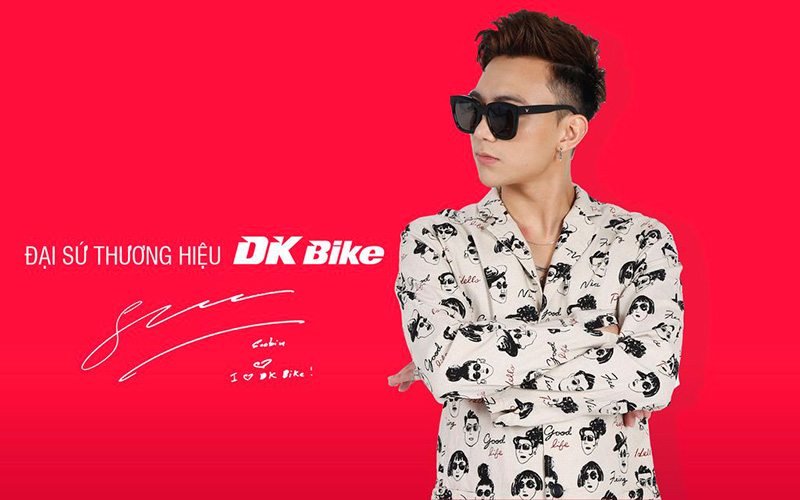 Soobin Hoàng Sơn xuât hiện với thông điệp đại sữ thương hiệu DK Bike