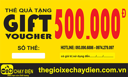 Voucher sửa chữa trị giá 500.000vnđ có thời hạn sử dụng trong 1 năm